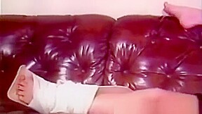 Retro Blonde teen 18+ Masturbating