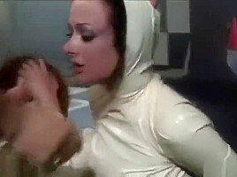 Rocco throatfucks bella donna and katsumi