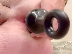 Rose Bud - Anal With Giant Link Dildo