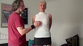 Roughly fucked mature slut swallows huge load of cum