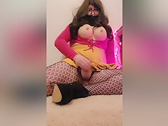 Rubbing My Cum On My Tits