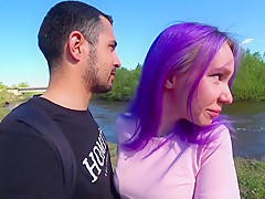 Russian Porn Babe Bubble Butt Banged In Nature
