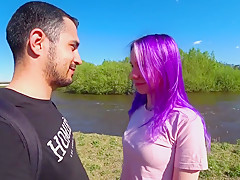 Russian Porn Babe Bubble Butt Banged In Nature