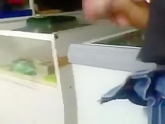 Russian pervert public wank