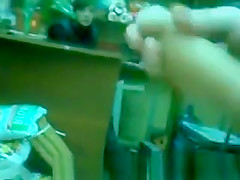 Russian pervert public wank