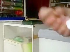 Russian pervert public wank
