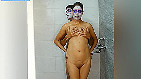 Sapna Takes An Hot Shower With Jiju In Absence Of Her Stepsister