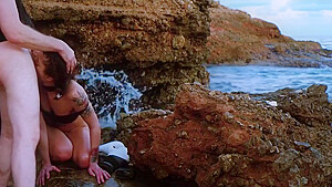 Seaspray Cock Sucking Training For Fit Sub Babe In Bliss