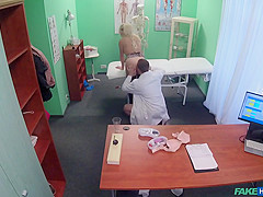 Seductive Blonde Babe Gets A Hard Fuck From Her Doctor