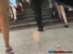 See me let fly beauties upskirts