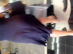 See thru black Milf ass
