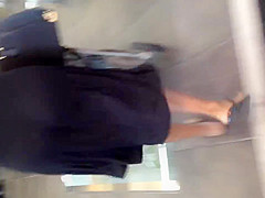 See thru black Milf ass