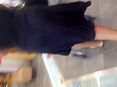 See thru black Milf ass