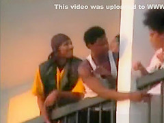 Sex on hotel balcony