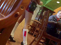 Sexy Asian waitress