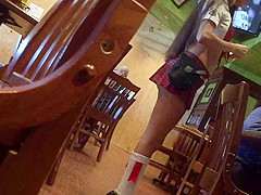 Sexy Asian waitress