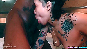 Sexy Tatted Up Latina Get Slutted Out By Bbc