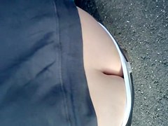Sexy candid camera video of the pretty butt cheeks