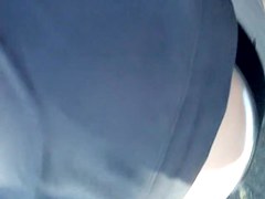 Sexy candid camera video of the pretty butt cheeks