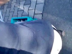 Sexy candid camera video of the pretty butt cheeks