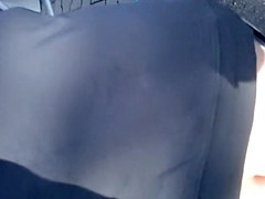 Sexy candid camera video of the pretty butt cheeks