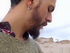 Sexy latin boy gets on his knees to deepthroat big cock