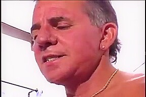 Sexy milf wife fucks ron and grandpa dave to fill her pussy