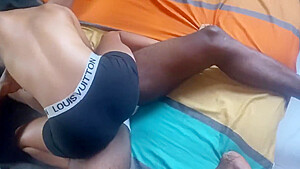 Sexy teen 18+ Interracial Homemade Riding
