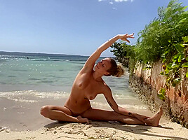 Shannon Blake Doing Naked Yoga