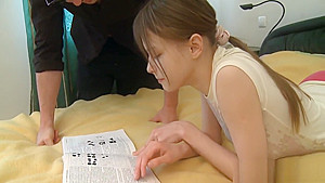 Shaving snatch before sex