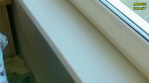 She So Tired To Suck My Dick And Asked Me To Fuck Her! Balcony Scene Pov - Amateur Russian Couple