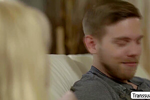 Shemale Stepsister Gives Her Little Stepbro