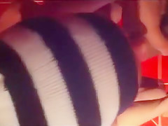 Shooting cum on a twink's face after a blowjob