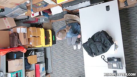 Shoplifter Got A Mouthful Of The Officers B With Emma Hix