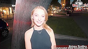 Shy 18yo Ukrainian teen 18+ dating in german street and picked up