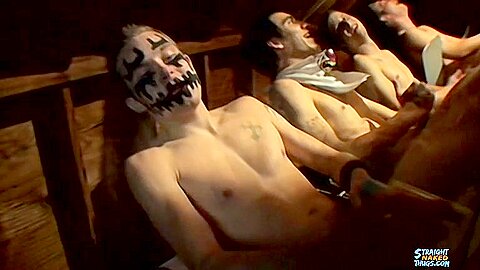 Six Guy Group Jack Off! - Billy da Kidd, Cain, Cherokee, Duke, ET, Hollywood