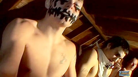 Six Guy Group Jack Off! - Billy da Kidd, Cain, Cherokee, Duke, ET, Hollywood