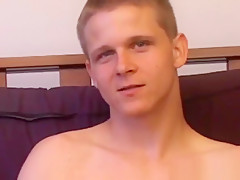 Skater Boy Strips and Edges Himself