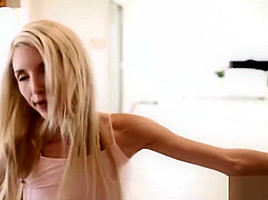 Skinny Blonde Slut Received A Bbc