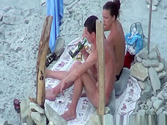 Skinny nude guy gets a blowjob