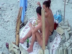 Skinny nude guy gets a blowjob