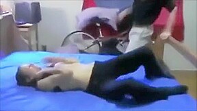 Slender GF first time with a big cock