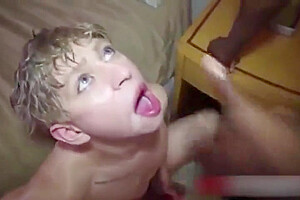 Slut Boy In Needs Bib Black Cock