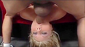 Slutty Blonde Gets Gang Banged By Three Hunks And Gets Facial