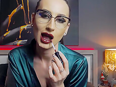 Smoking And Teasing A Large Cigar !