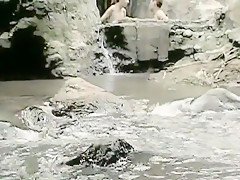 Smooth Cute Latinos Bareback In Outdoor Spa