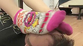 Socks worhip tease