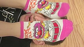 Socks worhip tease