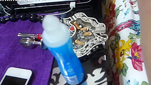 Sookie Blues in solo Glass dildo play Double penetration anal play+ Chat