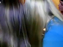 Sorority schoolgirls 18+ Eat Pussy During A Party